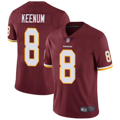 Washington Redskins Limited Burgundy Red Men Case Keenum Home Jersey NFL Football 8 Vapor